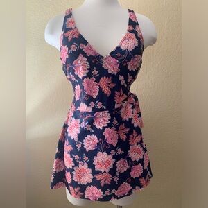 Old Navy V-Neck Wrap Swim Dress
